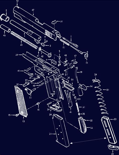 Gun Digest Book of Exploded Gun Drawings 3rd Edition is the definitive, one-volume resource, with more than 1,000 detailed, easy-to-understand isometric drawings with parts identification for modern and vintage handguns, rifles and shotguns. . Exploded gun diagrams